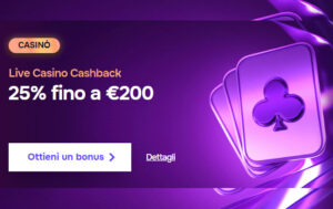 Cashback Live SG Casino